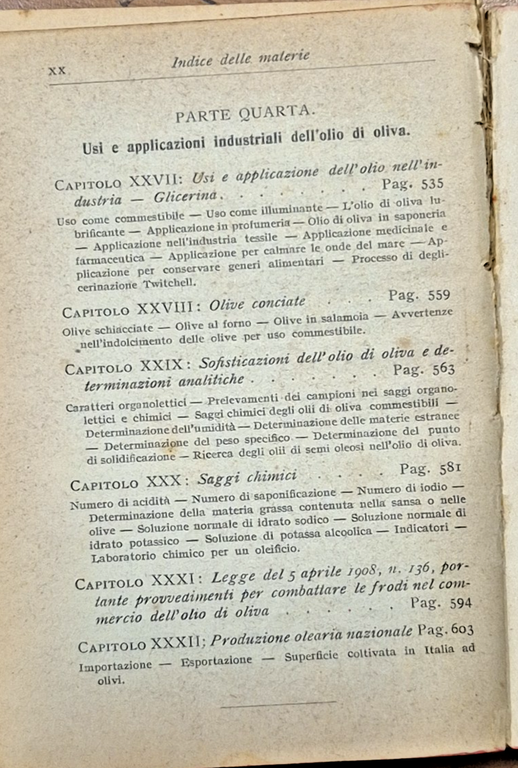 OLIVICOLTURA ED OLEIFICIO MODERNO di Rosario Simari 1923 Hoepli Libro … | Immagine Gallery 9