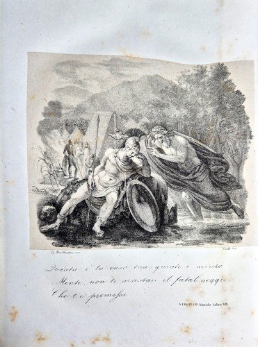 OMERO COL SUPPLEMENTO DI QUINTO CALABRO VIRGILIO 1833 tipografia Sibilla …