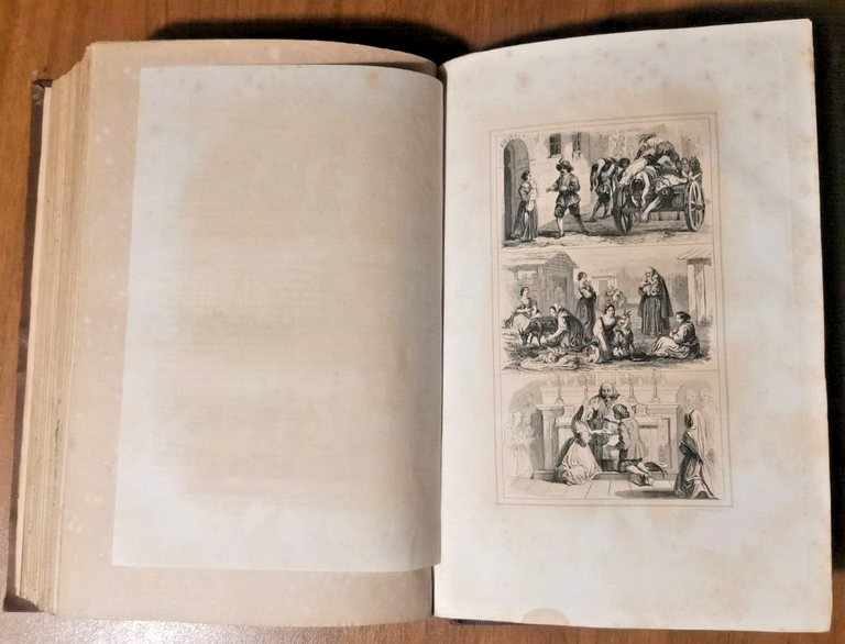 OPERE COMPLETE DI ALESSANDRO MANZONI discorso Tommaseo 1843 Baudry Libro …