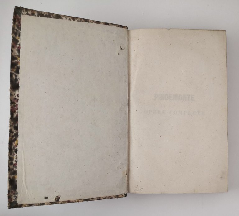 OPERE COMPLETE di Ippolito Pindemonte 1851 Francesco Rossi Libro Antico …