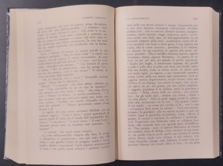 OPERE di ALBERTO MORAVIA 1967 2 volumi Bompiani Libro romanzi …