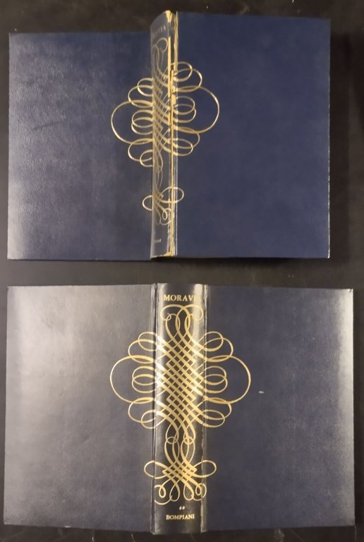 OPERE di ALBERTO MORAVIA 1967 2 volumi Bompiani Libro romanzi …