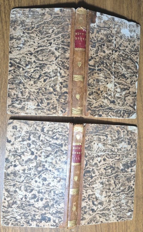 OPERE di Elvezio Volume 1 e 3 dello spirito 1797 …