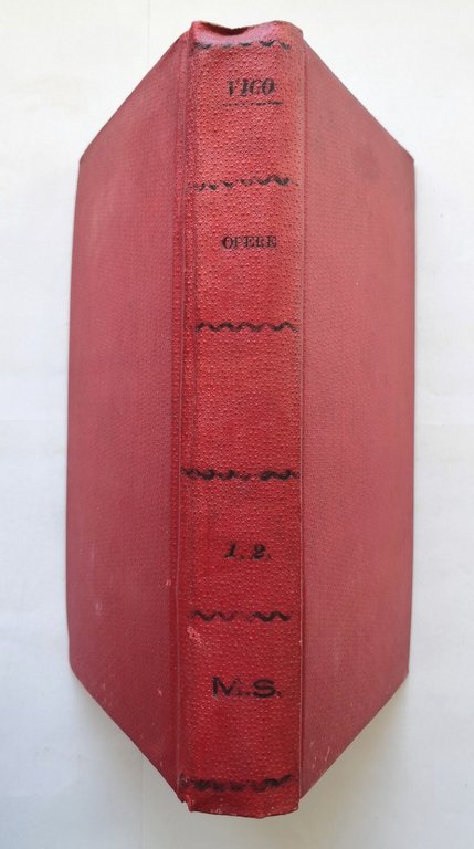 OPERE DI GIAMBATTISTA VICO 7 libri in 3 volumi 1859 …