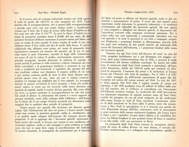 OPERE di K Marx F Engels volume 10 Settembre 1849 …