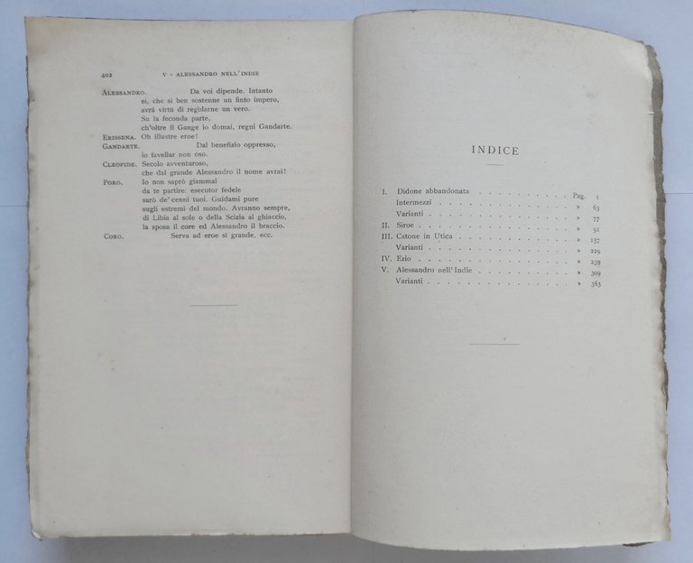 OPERE di Pietro Metastasio 4 volumi a cura Nicolini 1912-14 …