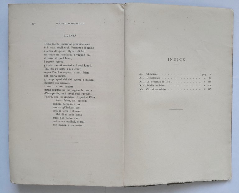OPERE di Pietro Metastasio 4 volumi a cura Nicolini 1912-14 …