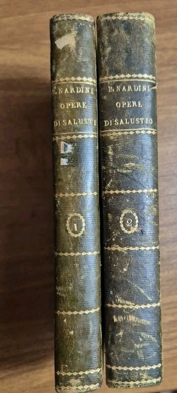 OPERE DI SALUSTIO recate in italiano Bartolommeo Nardini 1806 2 …