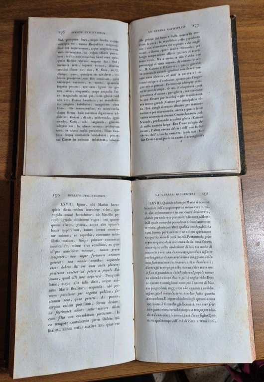 OPERE DI SALUSTIO recate in italiano Bartolommeo Nardini 1806 2 …