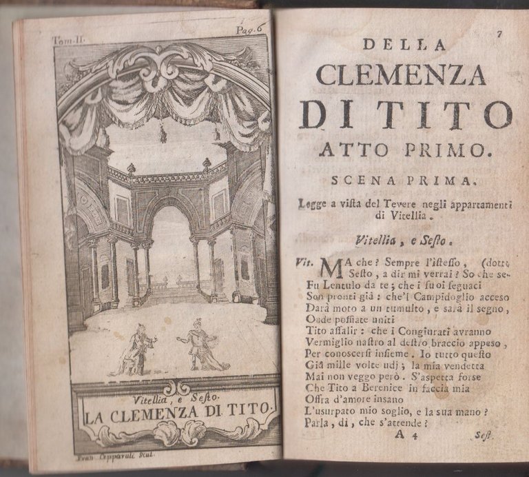 OPERE DRAMMATICHE di Pietro Metastasio 2 volumi 1765 Terres Libro …