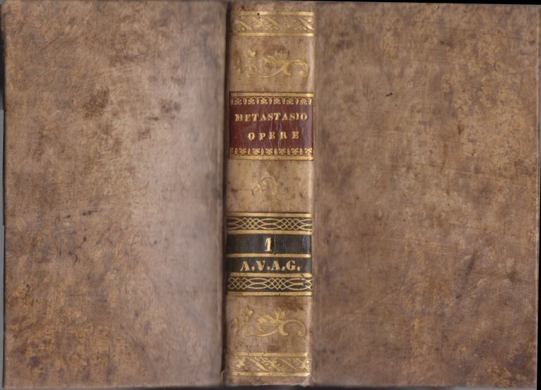 OPERE DRAMMATICHE di Pietro Metastasio Volume I 1765 Terres Libro …