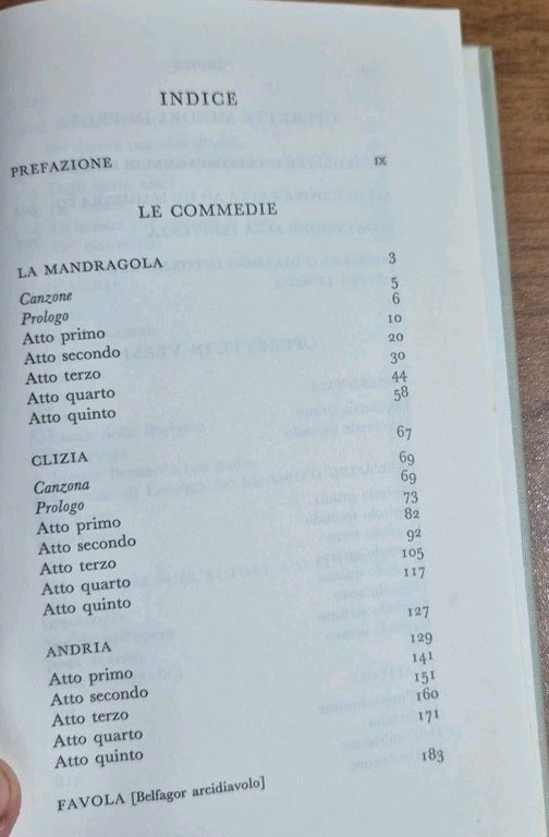 OPERE LETTERARIE di Niccolò Machiavelli 1964 Adelphi Classici Libro