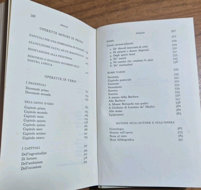 OPERE LETTERARIE di Niccolò Machiavelli 1964 Adelphi Classici Libro