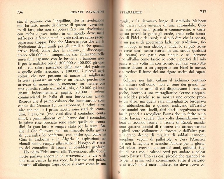 OPERE ROMANZI DIARI POESIE di Cesare Zavattini 1974 Bompiani Libro …