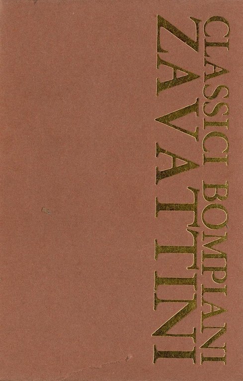OPERE ROMANZI DIARI POESIE di Cesare Zavattini 1974 Bompiani Libro …