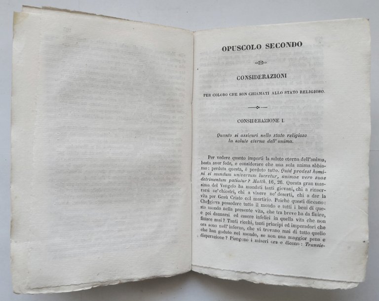 OPERE SCELTE di Alfonso De Liguori volume 6 Miscellanea 1857 …
