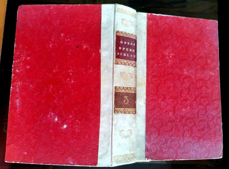 OPERE SCELTE di Gasparo Gozzi VOLUME III 1822 Milano Libro …