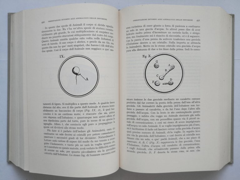 OPERE SCELTE di Lazzaro Spallanzani 1978 UTET libro a cura …