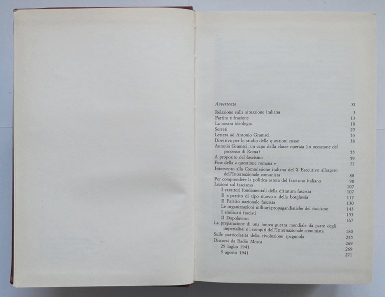 OPERE SCELTE di Palmiro Togliatti 1977 Editori Riuniti Libro comunismo