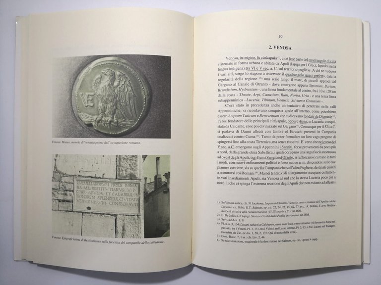 ORAZIO E LA SUA TERRA di Sirago 1991 saggio storico …