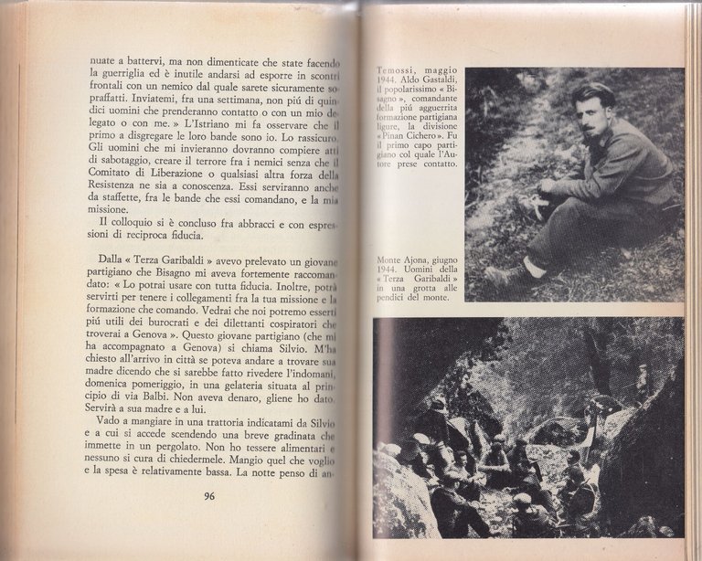 ORGANIZZAZIONE BIANCO missione speciale in Liguria 1944 di Libero Accini …