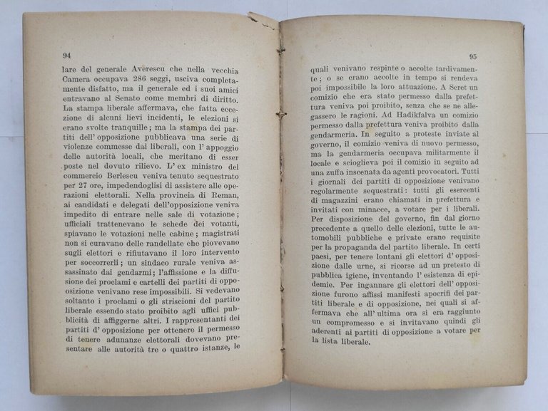 ORIENTE EUROPEO di Umberto Nani 1930 Franco Campitelli Libro