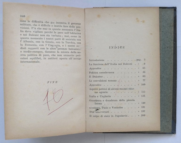 ORIENTE EUROPEO di Umberto Nani 1930 Franco Campitelli Libro