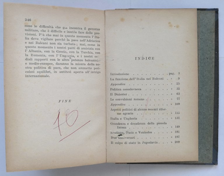 ORIENTE EUROPEO di Umberto Nani 1930 Franco Campitelli Libro