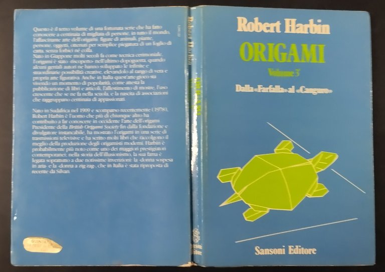 ORIGAMI VOLUME 3 DALLA FARFALLA AL CANGURO Robert Harbin 1983 …