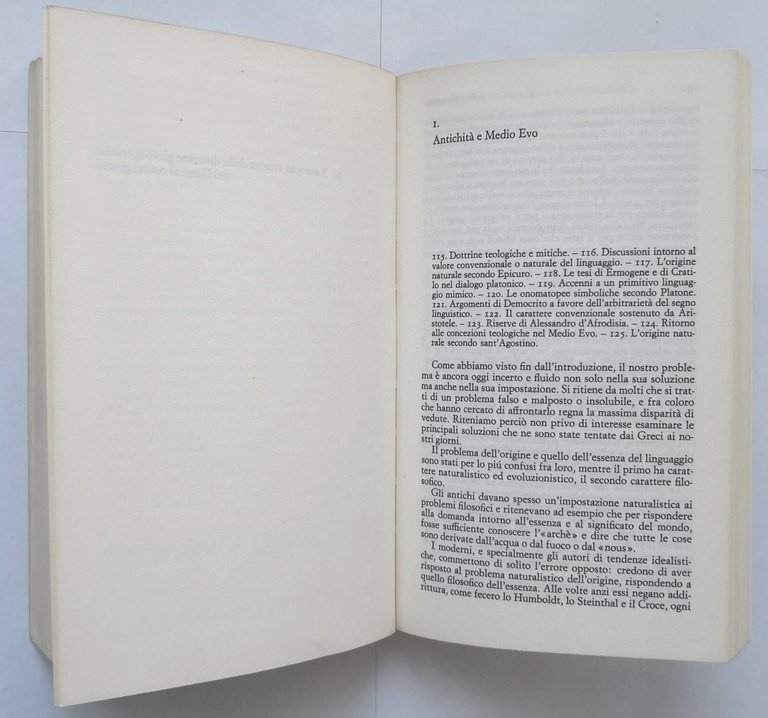 ORIGINI E NATURA DEL LINGUAGGIO di Giorgio Fano 1973 Einaudi …