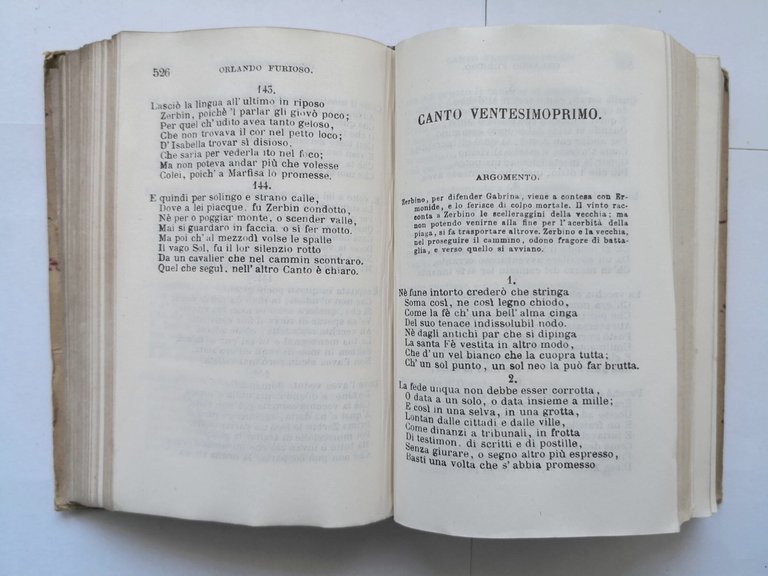 ORLANDO FURIOSO di Lodovico Ariosto 1932 Felice le Monnier libro …