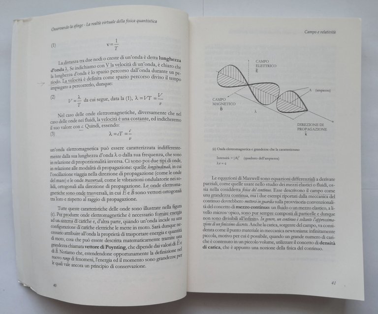 OSSERVANDO LA SFINGE di Ignazio Licata 2003 Di Renzo Libro …