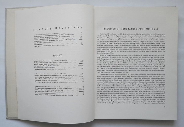 OST TIROL LAND VOLK KUNST di Franz Kollreider Tiroler Graphik …