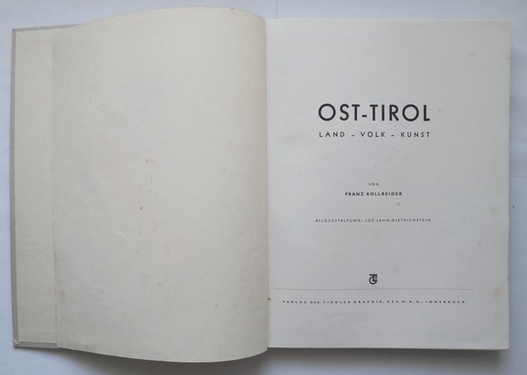 OST TIROL LAND VOLK KUNST di Franz Kollreider Tiroler Graphik …