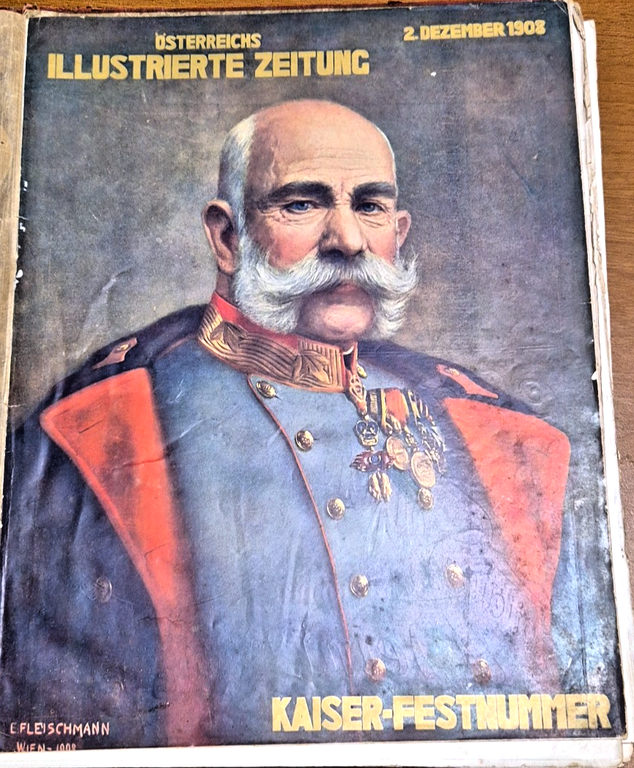 OSTERREICHS ILLUSTRIERTE ZEITUNG KAISER FESTNUMMER 2 Dezember 1908 rivista