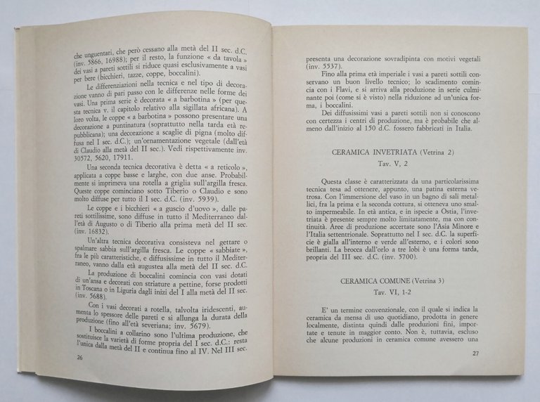 OSTIA VITA QUOTIDIANA 1 di Carlo Pavolini 1978 guida alle …