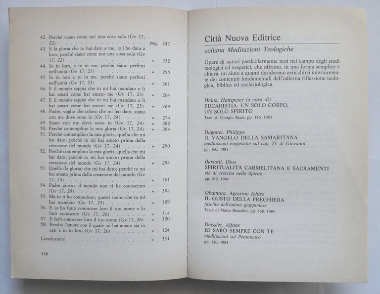 PADRE È GIUNTA L'ORA di Antonio Orbe 1986 Città Nuova …
