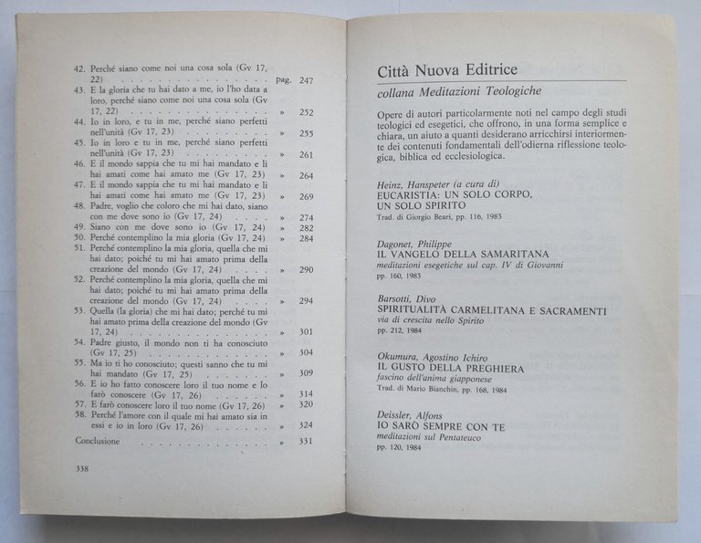 PADRE È GIUNTA L'ORA di Antonio Orbe 1986 Città Nuova …