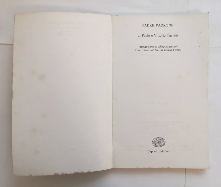 PADRE PADRONE di Paolo e Vittorio Taviani 1977 Cappelli dal …
