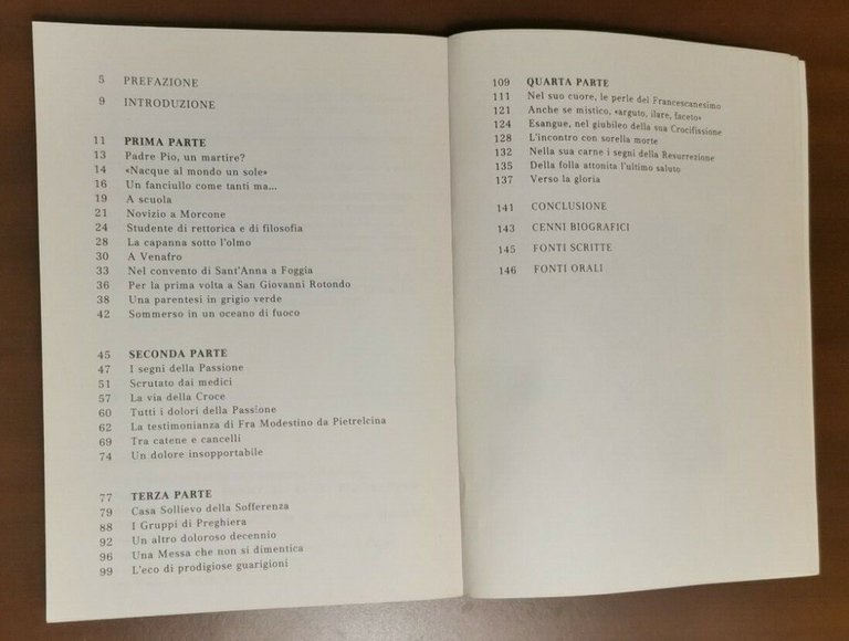 PADRE PIO UN MARTIRE di Gennaro Preziuso 1985 Editrice Sveva …