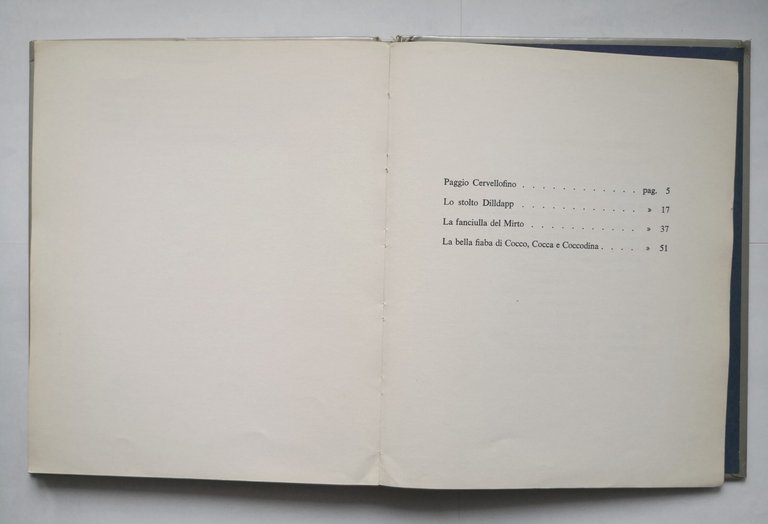 PAGGIO CERVELLOFINO E ALTRE FIABE di Clemens Von Brentano 1976 …