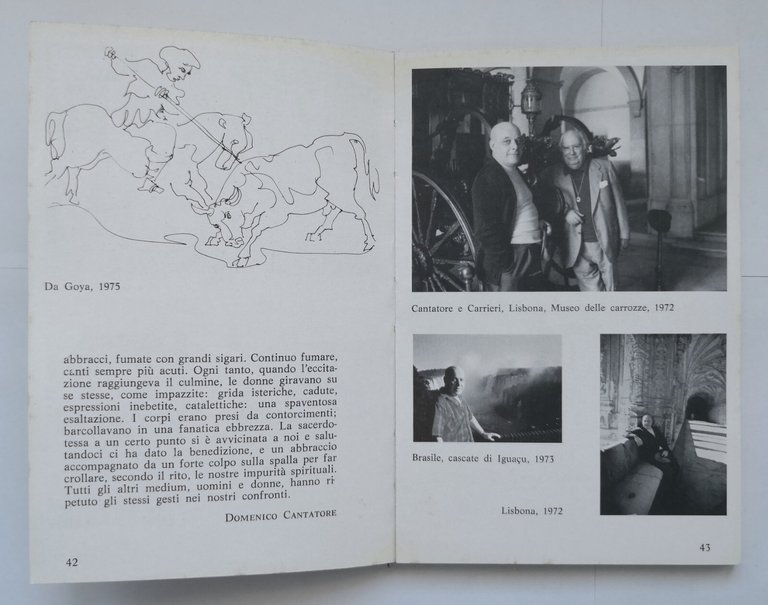 PAGINE DI VIAGGIO di Domenico Cantatore 1976 Edizioni della Chimera …