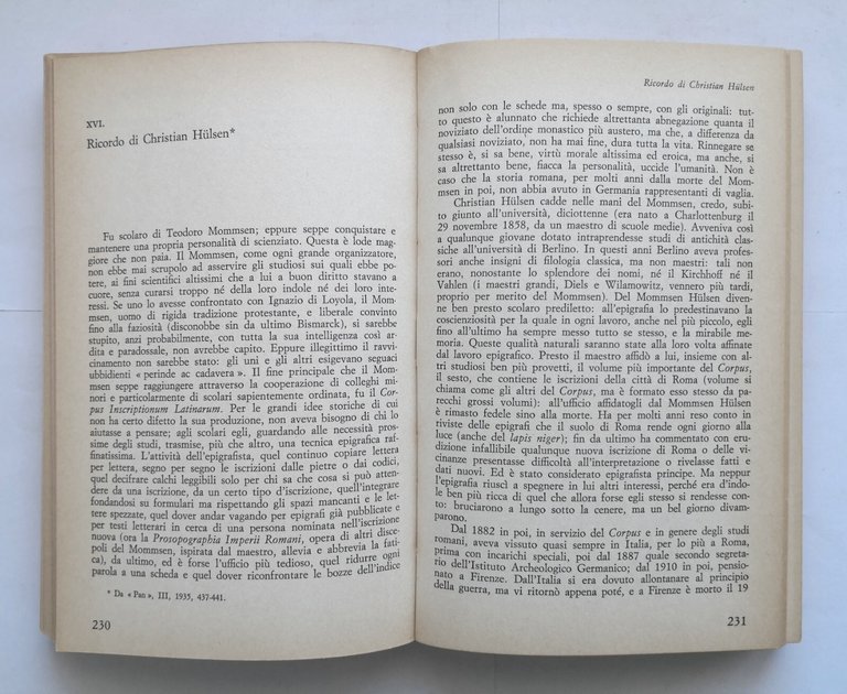 PAGINE STRAVAGANTI di Giorgio Pasquali volume 2 1968 Sansoni Libro