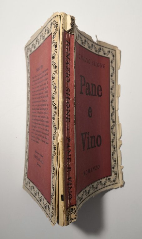 PANE E VINO di Ignazio Silone 1944 Jonathan Cape Libro …