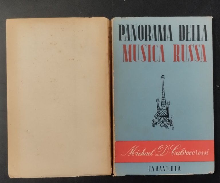 PANORAMA DELLA MUSICA RUSSA di Michael Calvocoressi 1947 Tarantola Libro