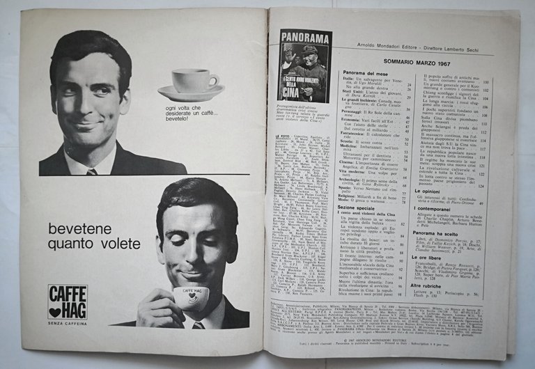 PANORAMA i cento anni violenti della Cina Marzo 1967 Mondadori …
