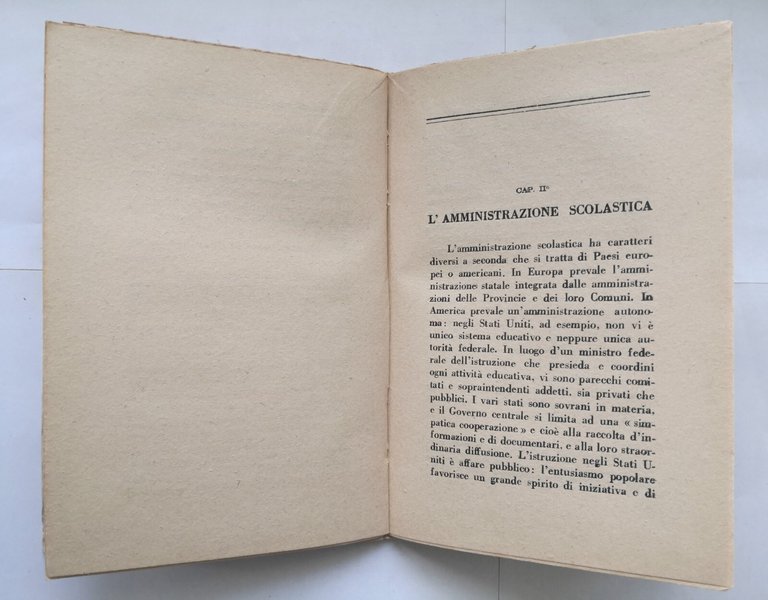 PANORAMI DELLA SCUOLA ELEMENTARE NEL MONDO di Anselmo Freddi 1947 …