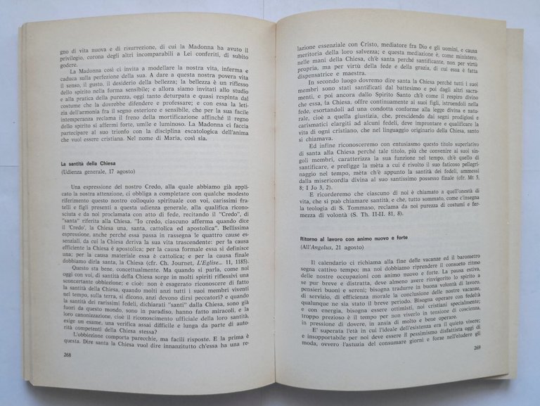 PAOLO VI UN ANNO DI INSEGNAMENTO 1978 Edizioni Pro Sanctitate …