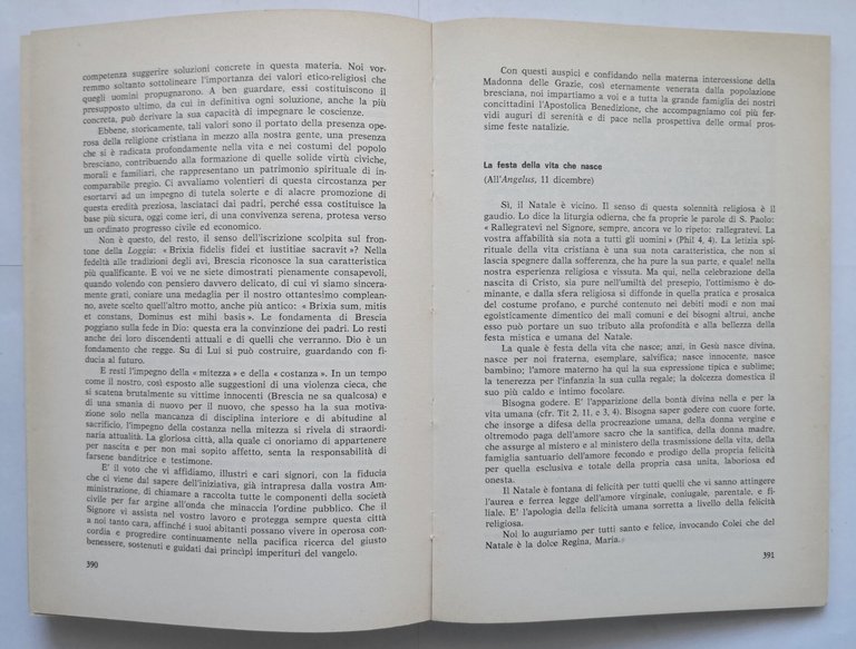 PAOLO VI UN ANNO DI INSEGNAMENTO 1978 Edizioni Pro Sanctitate …
