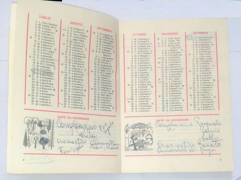 PAPERINO AGENDA 1968 Walt Disney riservata amici club Topolino - …